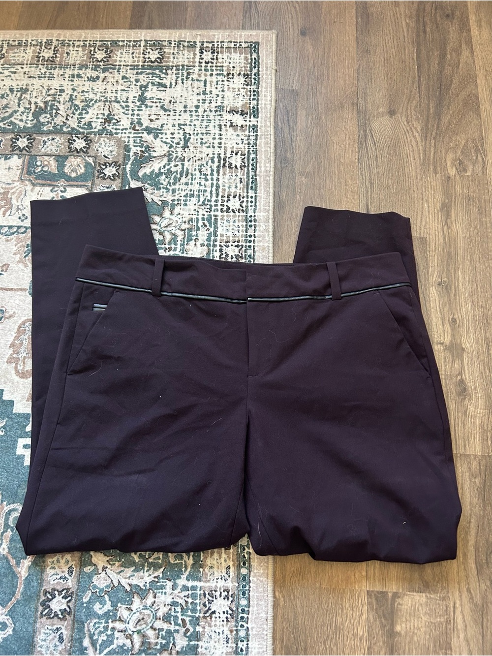 Calvin Klein Brown Straight Leg Slacks - Picture 2 of 4